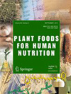 PLANT FOODS FOR HUMAN NUTRITION杂志封面